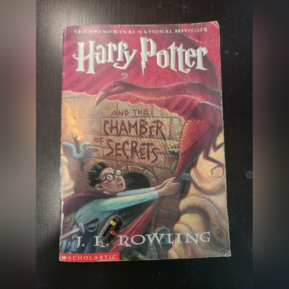 Scholastic Harry Potter Book with Red and Blue Cover
